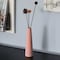 Uniquewise 8 Inch Contemporary Ceramic Cone Shape Table Vase Modern Pastel Colored Flower Holder, Pink QI004359.RD - alternate 4